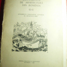 Documente de Arhitectura Romania nr.10-11 -Sibiu- Ansamblul Urbanistic Central