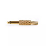 Conector jack 6.35 mm Mono tata aurit 1buc Nedis