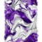 Sticker decorativ Abstract, Mov, 85 cm, 11488ST
