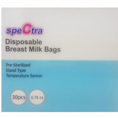 Spectra - Pungi stocare lapte matern cu fermoar (30 buc.)