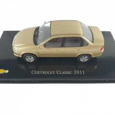 Macheta auto Chevrolet Classic 2011 galben, 1:43 Ixo