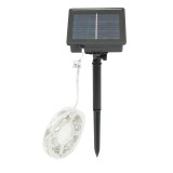 Banda LED cu panou solar 5V, 5m, telecomanda RGB+IC IP65 Breckner Germany