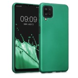 Husa Kwmobile pentru Samsung Galaxy A12, Silicon, Verde, 54052.170