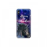 Husa iPhone XS / X Lemontti Silicon Art Born To Wonder