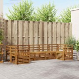 vidaXL Set Canaple Gradina 7 Piese Lemn Acacia Natural Modular Exterior