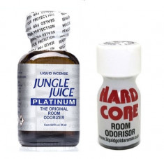 JUNGLE JUICE PLATINUM + HARD CORE Poppers*** aroma camera, ORIGINAL, SIGILAT, rush, popers foto