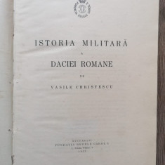 Vasile Christescu Istoria militara a Daciei romane