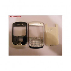 Carcasa blackberry 8900 (completa) alb original china foto