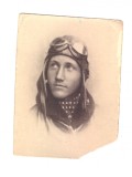 Mica foto pilot roman 1951, Alb-Negru, Romania de la 1950, Militar