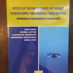 EFFECTS OF THE PUBLIC-PRIVATE PARTNERSHIP IN WATER SUPPLY AND SEWERAGE