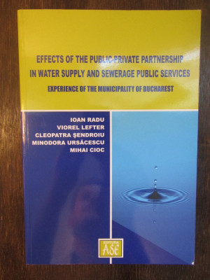 EFFECTS OF THE PUBLIC-PRIVATE PARTNERSHIP IN WATER SUPPLY AND SEWERAGE foto