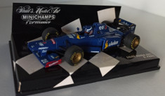Macheta Ligier Honda JS41 Olivier Panis Formula 1 1995 - Minichamps 1/43 F1 foto