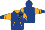 St. Louis Blues hanorac cu glugă pentru copii Faceoff Colorblocked Fleece Full-Zip - Dětsk&eacute; S (6 - 9 let)
