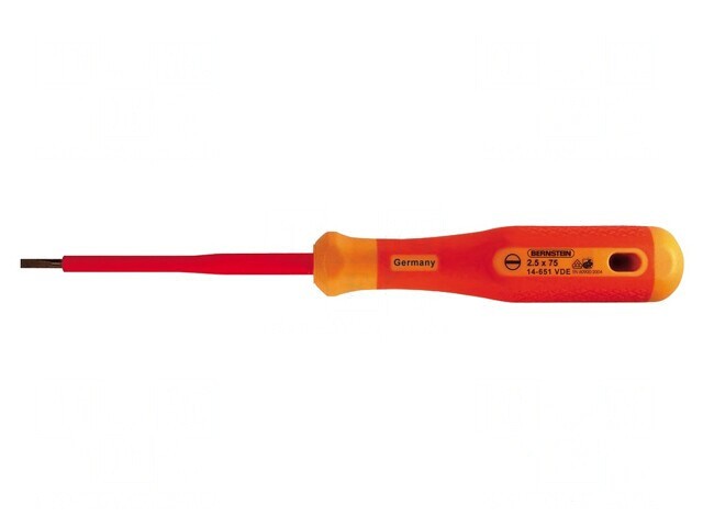Șurubelniță Izolată Plată 2.5mm 75mm