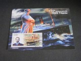 Tchad 2022 Timbre Poștale&ndash; 110 ani de la scufundarea RMS Titanic, 3300F, ilustrat, obliterat