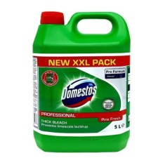 Dezinfectant WC Domestos Pin Fresh, 5L, Parfum de Brad, Domestos Detartrant Lichid, Dezinfectant Lichid pentru Baie, Dezinfectant Domestos pentru WC 5 foto