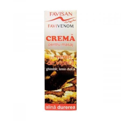 CREMA PT.MASAJ (cu venin de vipera) FAVIVENOM 50ml FAVISAN foto