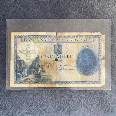 5000 lei 1940, Serie T/1, Exceptional de Rară, Citiți Descrierea foto