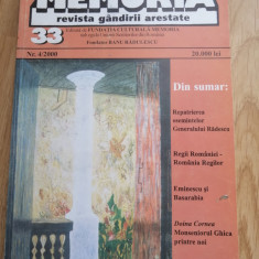 Memoria. Revista gandirii arestate 33 Nr. 4/2000