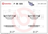 BREMBO P 06 025 PRIME LINE set placute frana disc