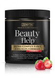 Colagen BEAUTY HELP PREMIUM 9 in 1 cu gust de capsuni, 300 g, Zenyth
