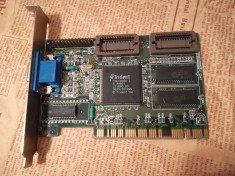 Placa video PCI vintage Trident TGUI 9680 1Mb foto