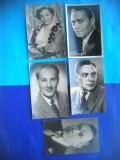 HOPCT LOT NR 1321 RUSIA -ACTORI / ARTISTI-5 CARTI POSTALE-NECIRCULATE, Necirculata, Printata