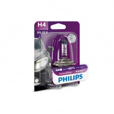 Bec Halogen H4 Philips VisionPlus, 12V, 60/55W