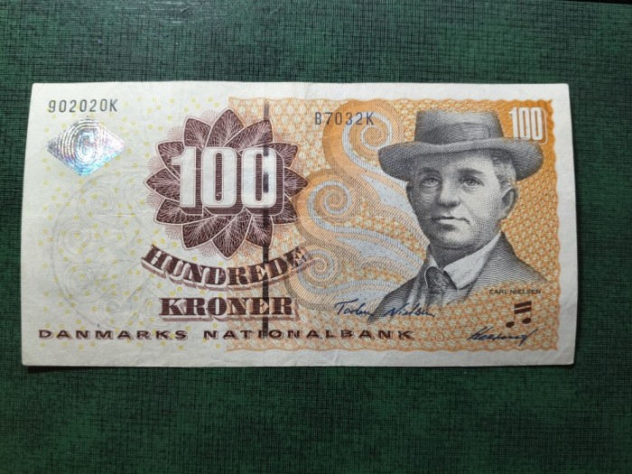 DANEMARCA 100 KRONER 2003 VF