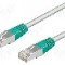 Cablu patch cord, Cat 6, lungime 1m, S/FTP, Goobay - 68456