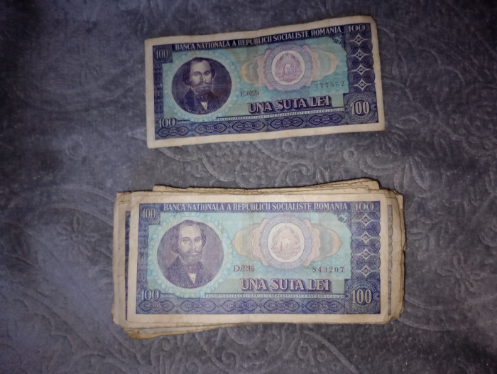 100lei 1966 N.Balcescu