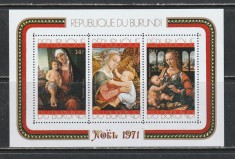 Burundi 1971 - Craciun S/S 1v MNH