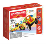 Set magnetic de construit- Magformers Wow Plus, 18 piese, Clics toys
