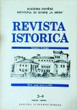 Revista Istorica, Tom 3, Nr. 3-4, Martie-Aprilie 1992. Istorie Romana, 447 Pagini