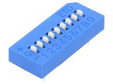 Comutator DIP-SWITCH 9 Secțiuni OFF-ON 24V 0.025A