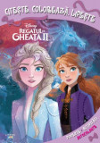 Disney. Regatul de gheață II. Citește, colorează, lipește - Paperback brosat - Disney - Litera mică