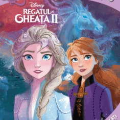 Disney. Regatul de gheață II. Citește, colorează, lipește - Paperback brosat - Disney - Litera mică