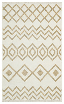 Covor de living / dormitor Maze Home MONDO Reversibil, Cream Beige 01 foto