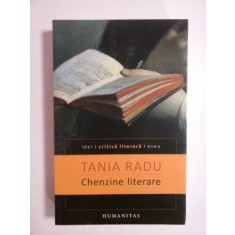 Chenzine literare - Tania RADU