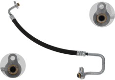 Conducta aer conditionat Volvo S60/V60, S90/V90, Xc60, Xc90, motor: 2.0 d, 2.0 Plug-In Hybrid, 2.0 T, Furtun inalta presiune, Aluminiu/ Cauciuc,