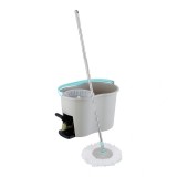 Cumpara ieftin Mop rotativ 2in1 prin stoarcere cu pedala si pe maner Grunberg GR418