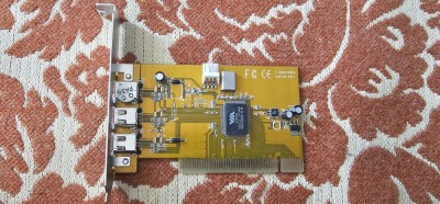 VIA VT6306 Firewire Controller cu 3 porturi , PCI foto
