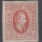 ROMANIA 1865 LP 17 A. I. CUZA EFIGIA IN OVAL GUMA ORIGINALA