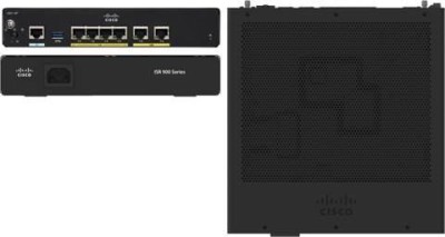 ROUTER CISCO 900 Series, wired, port LAN 10/100/1000 x 4, port WAN 10/100/1000 x 2, &amp;quot;C921-4P&amp;quot; (timbru verde 0.8 lei) foto