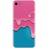 Husa silicon pentru Apple Iphone 5c, Pink Liquid Dripping