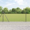 Gard Hexagonal Gri 0,8x10 m Oțel