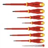 Set Surubelnite Izolate 1000V Topex, 8 Bucati, Tester Inclus - Otel Crom Vanadiu