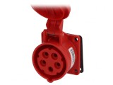 Conector Alimentare AC Trifazat 16A 400VAC IP44 Soclu Mamă