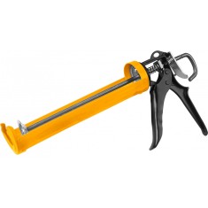 Pistol pentru silicon 225 mm, corp de aluminium, maner de fi