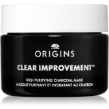 Origins Clear Improvement&reg; Rich Purifying Charcoal Mask Masca de curățare cu cărbune 30 ml